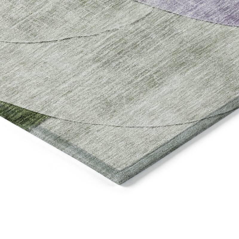 HomeRoots Geometric Transitional Rectangle Outdoor Rug
