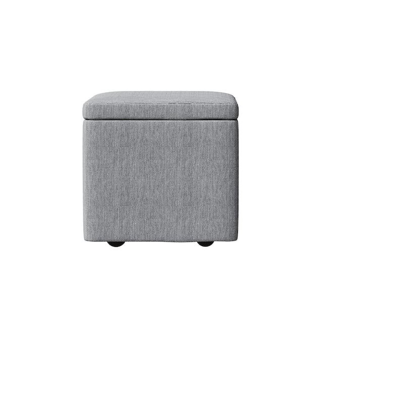 Dining Chair With Casters, Modern Rolling Dining Chair, Footstool With Wheels