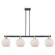 Option White Glass with White Rope / Black Antique Brass