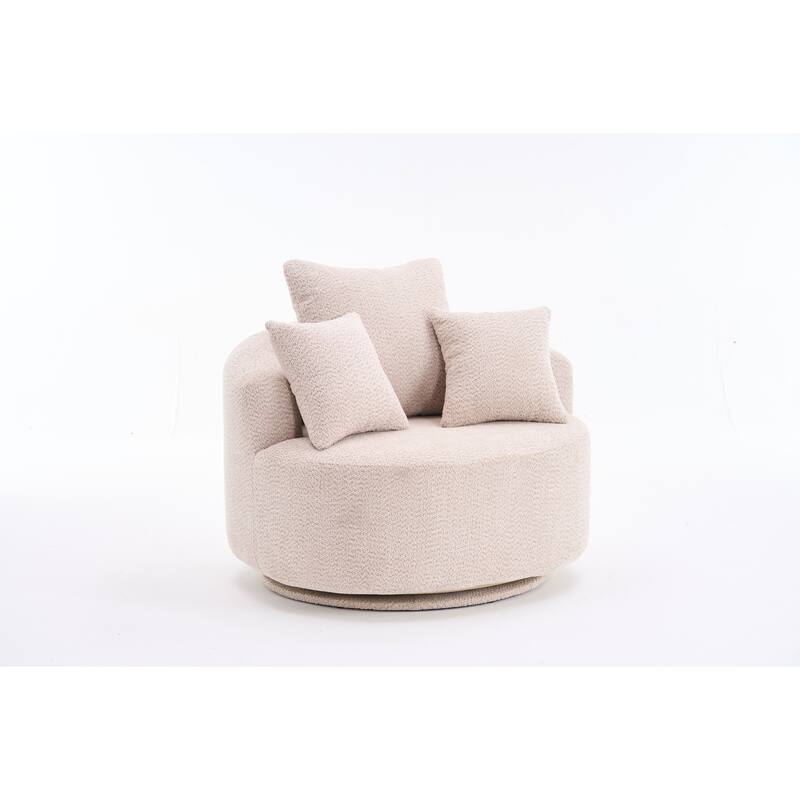 Single Seat Full Sponge Compression Swivel Chair Single Sofa