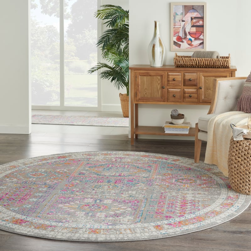 Nourison Passion Vintage Moroccan Medallion Area Rug