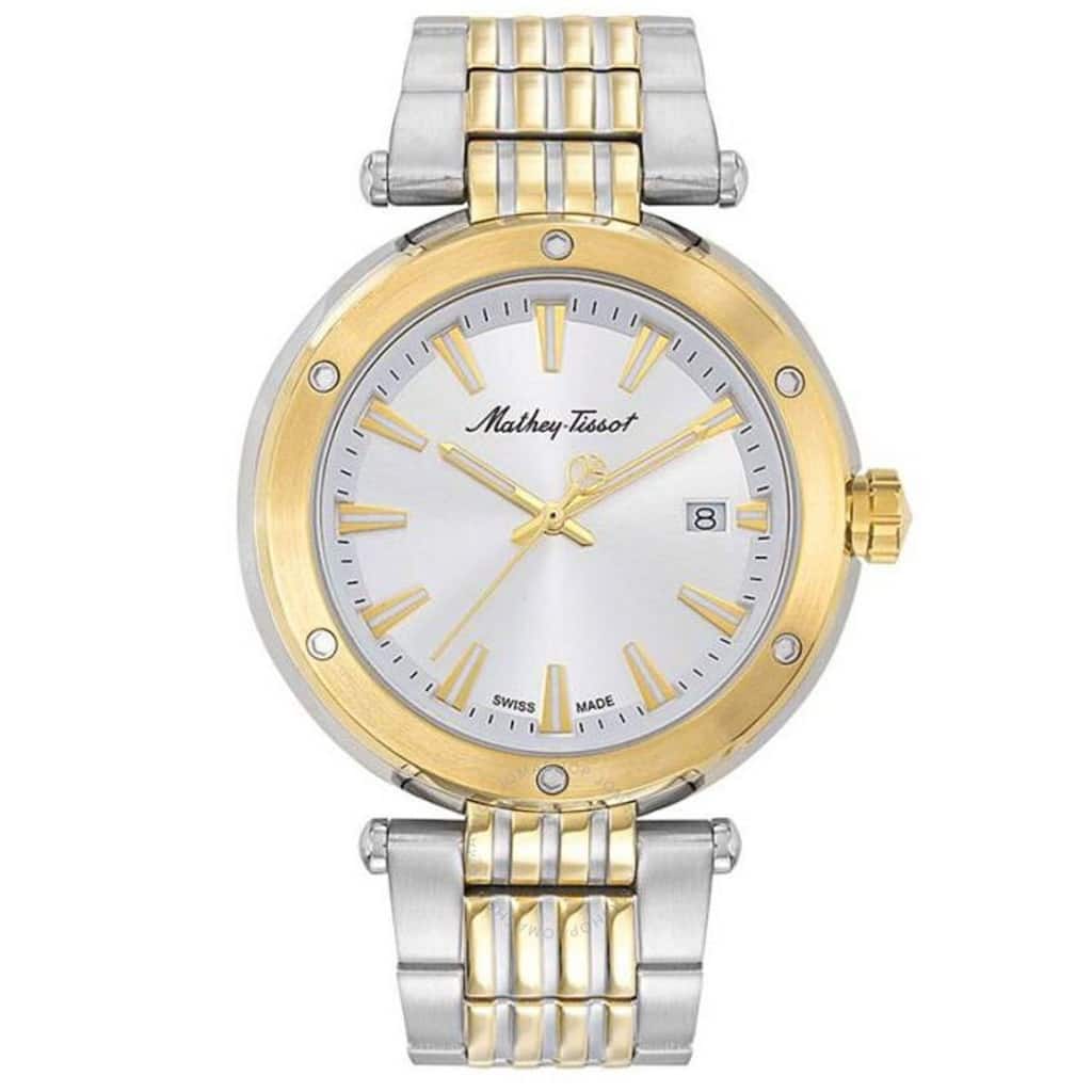 Mathey Tissot Men's Neptune Silver Dial Watch - H912BI - 6 (36)
