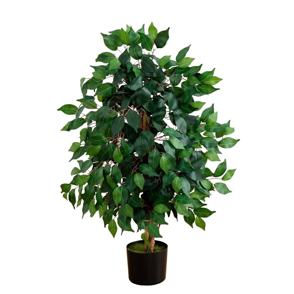Ficus 3-foot Silk Tree - Green