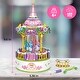 preview thumbnail 5 of 6, Contixo BK02 Carousel Building Block Set with Music Box, 488 Pieces