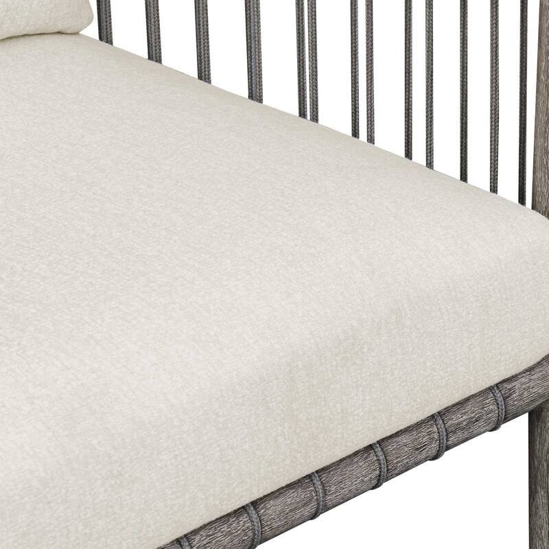 Uttermost Borneo White Outdoor Dining Chair