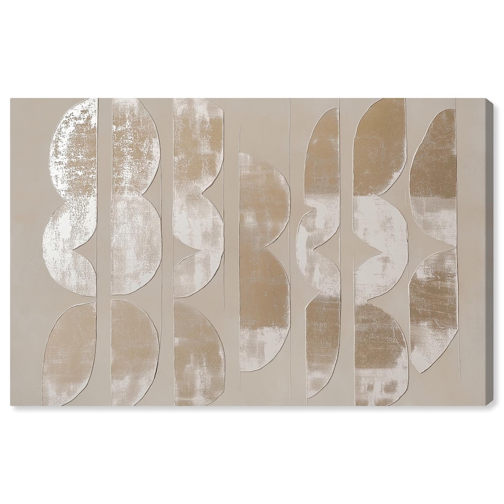 Columnar Shapes II Canvas by Art Remedy, Gallery Wrapped