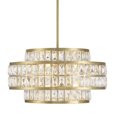 Savoy House 7-9046-4 Renzo 4 Light 22" Wide Crystal Waterfall