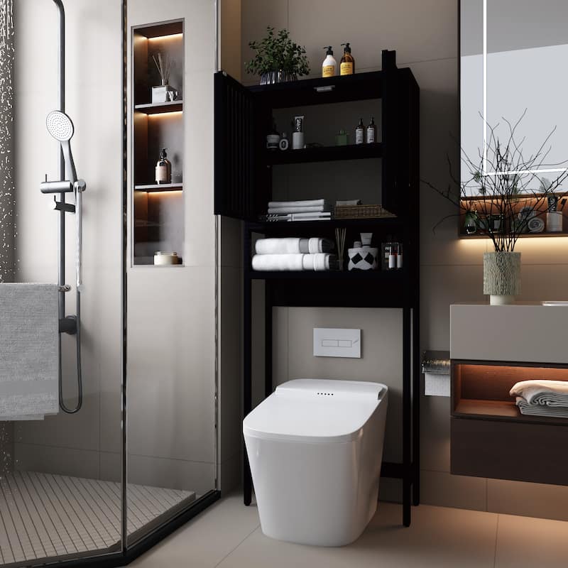 Toilet storage rack, independent bathroom, laundry room, space saving