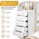 preview thumbnail 23 of 62, 6-Drawer Large Dresser For Bedroom And Chest Of Drawers With Sturdy Construction Wood Storage Organizer For Closet