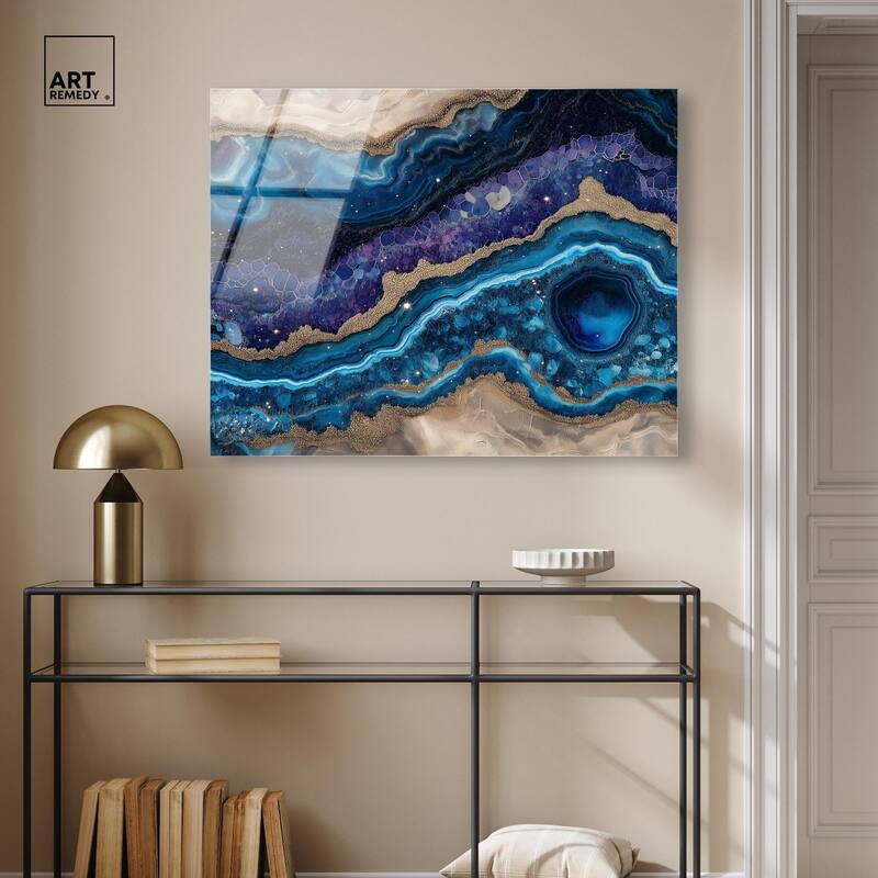 Galactic Geode I Acrylic by Art Remedy, Ready to Hang