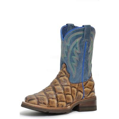 Roper Western Boots Boys Big Fish Pirarucu Marbled 09-018-7023-8452 TA