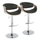 preview thumbnail 7 of 70, Carson Carrington Kanteborg Adjustable Bar Stool with Rounded T Footrest (Set of 2)