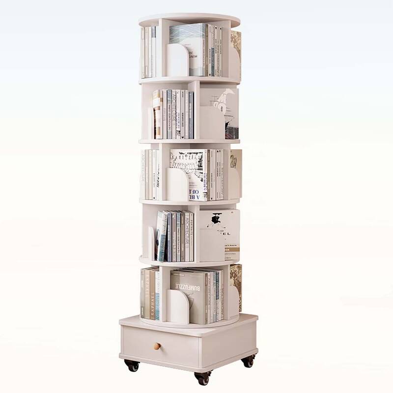 360 Display Corner Bookshelf for Small Space