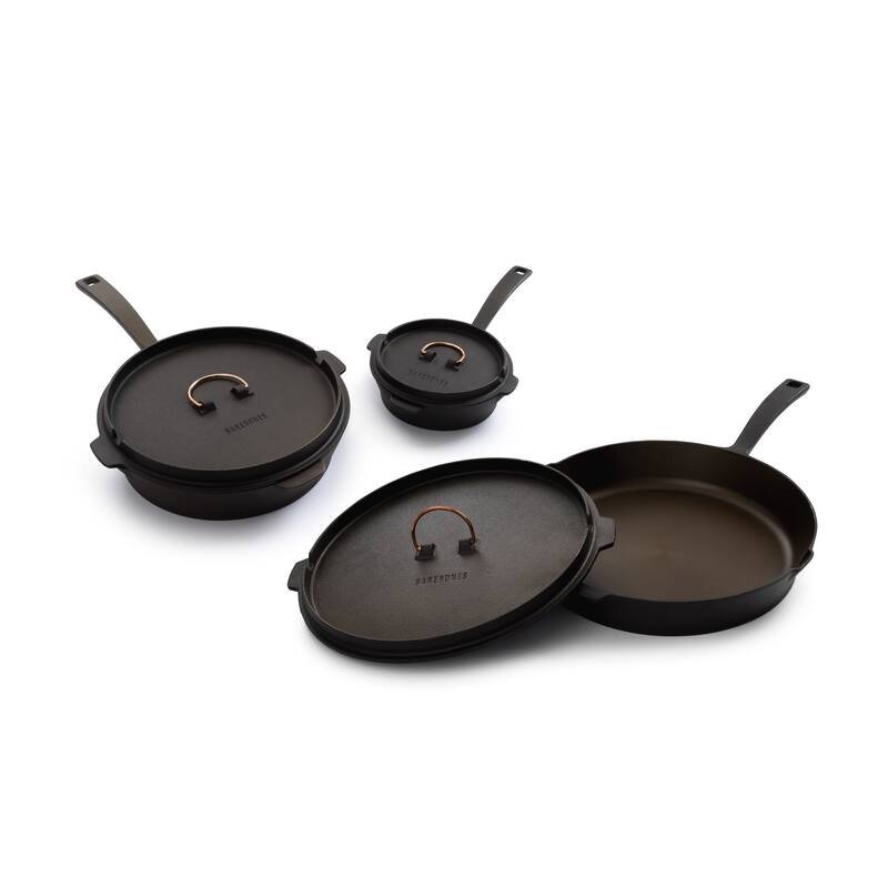 Barebones All-In-One Cast Iron Skillet