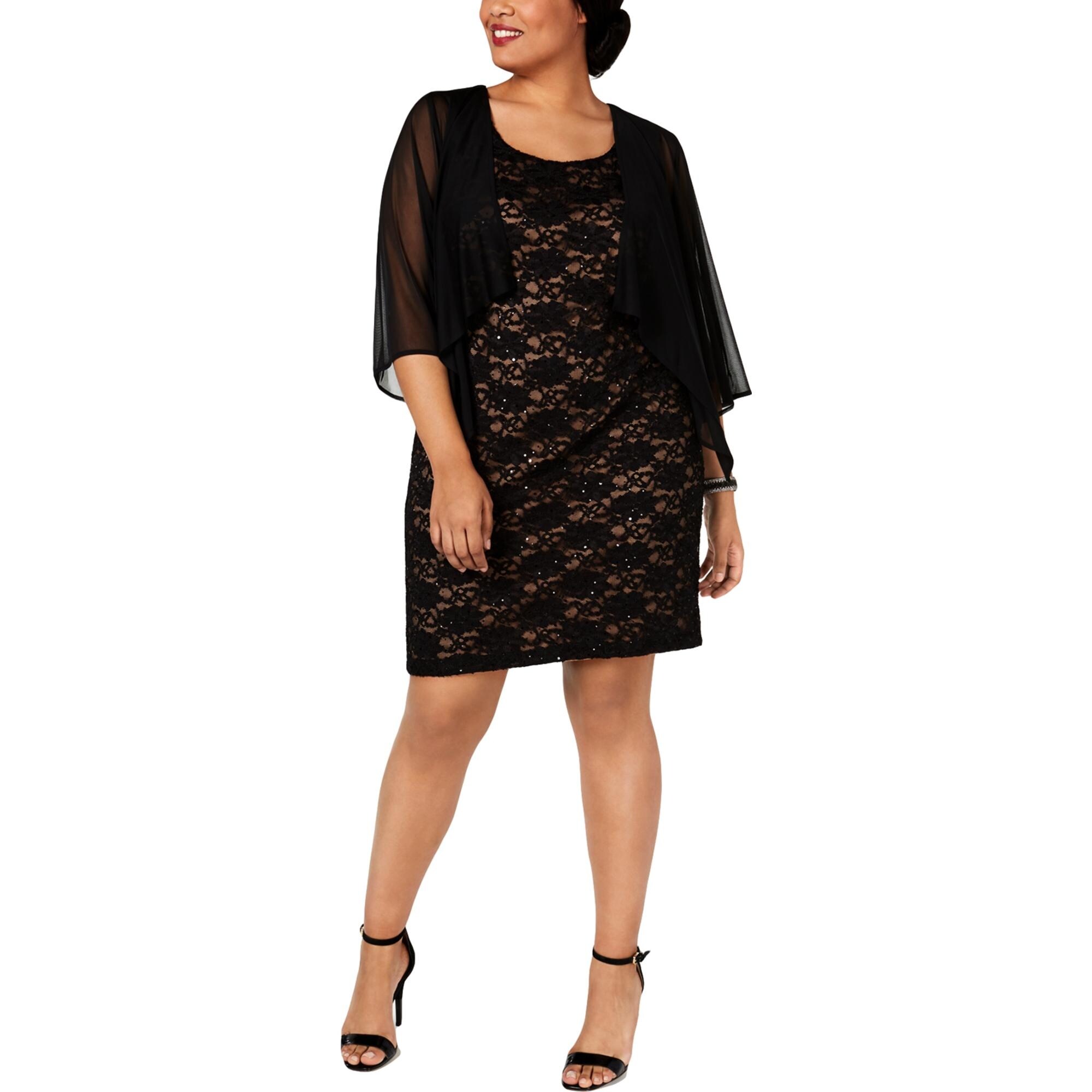 black gold cocktail dress