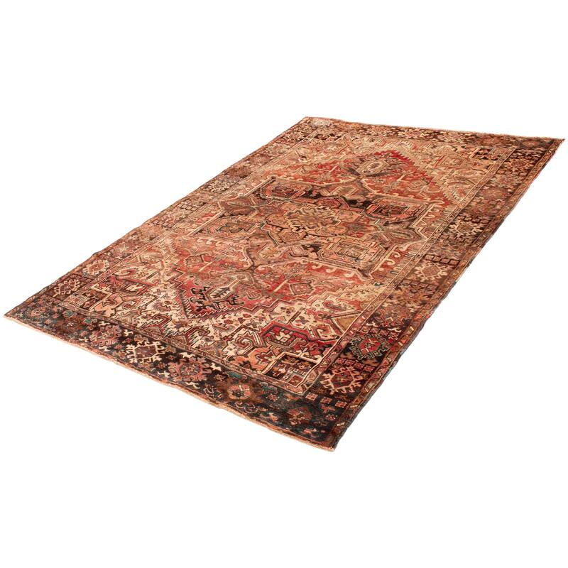 ECARPETGALLERY Hand-knotted Sarabi Red Wool Rug - 7'9 x 11'1