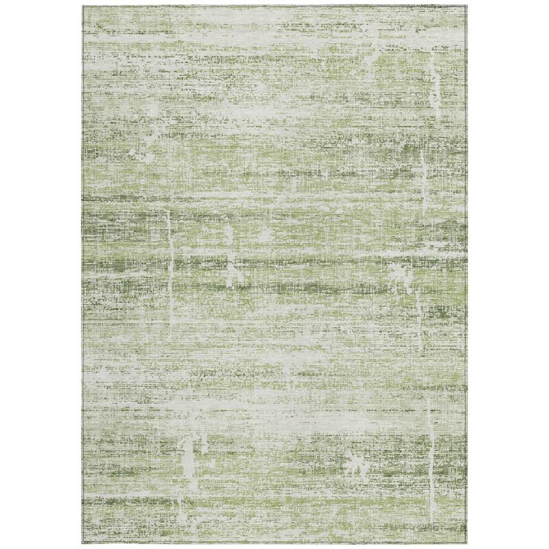 HomeRoots Abstract Transitional Rectangle Outdoor Rug