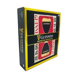 Guinness Foil Accented Puzzle - Retro -  1000 Pcs - N/A