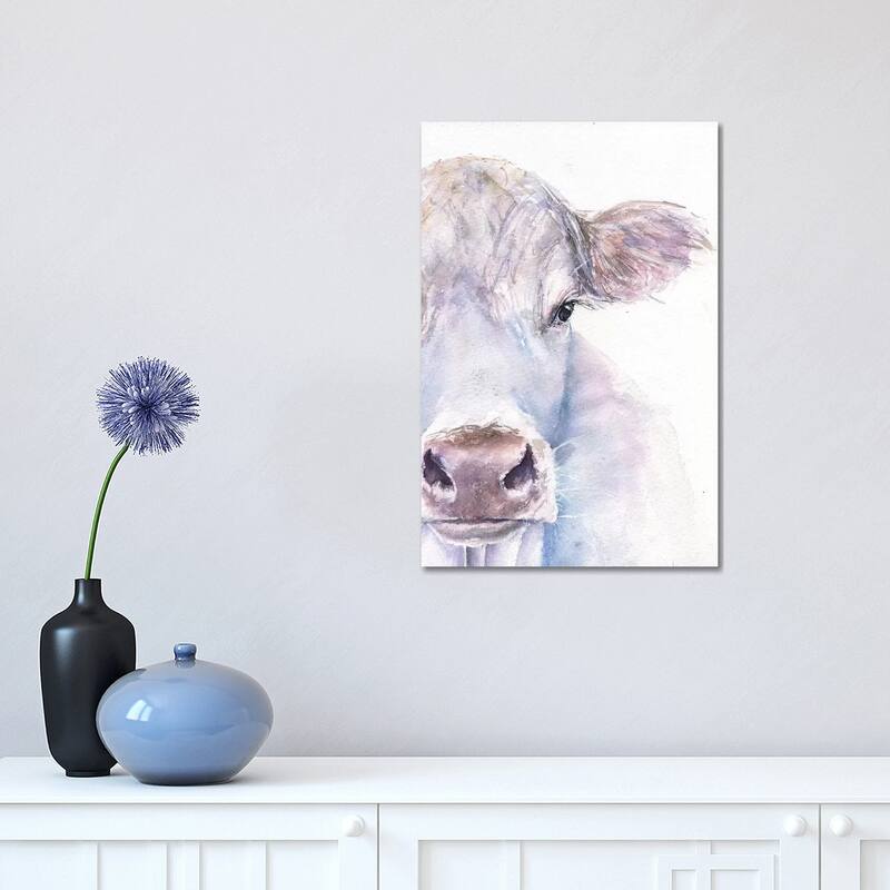 iCanvas "Cow" by George Dyachenko Canvas Print - 18x12x1.5
