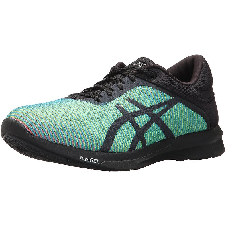 asics gel fuzex black running shoes