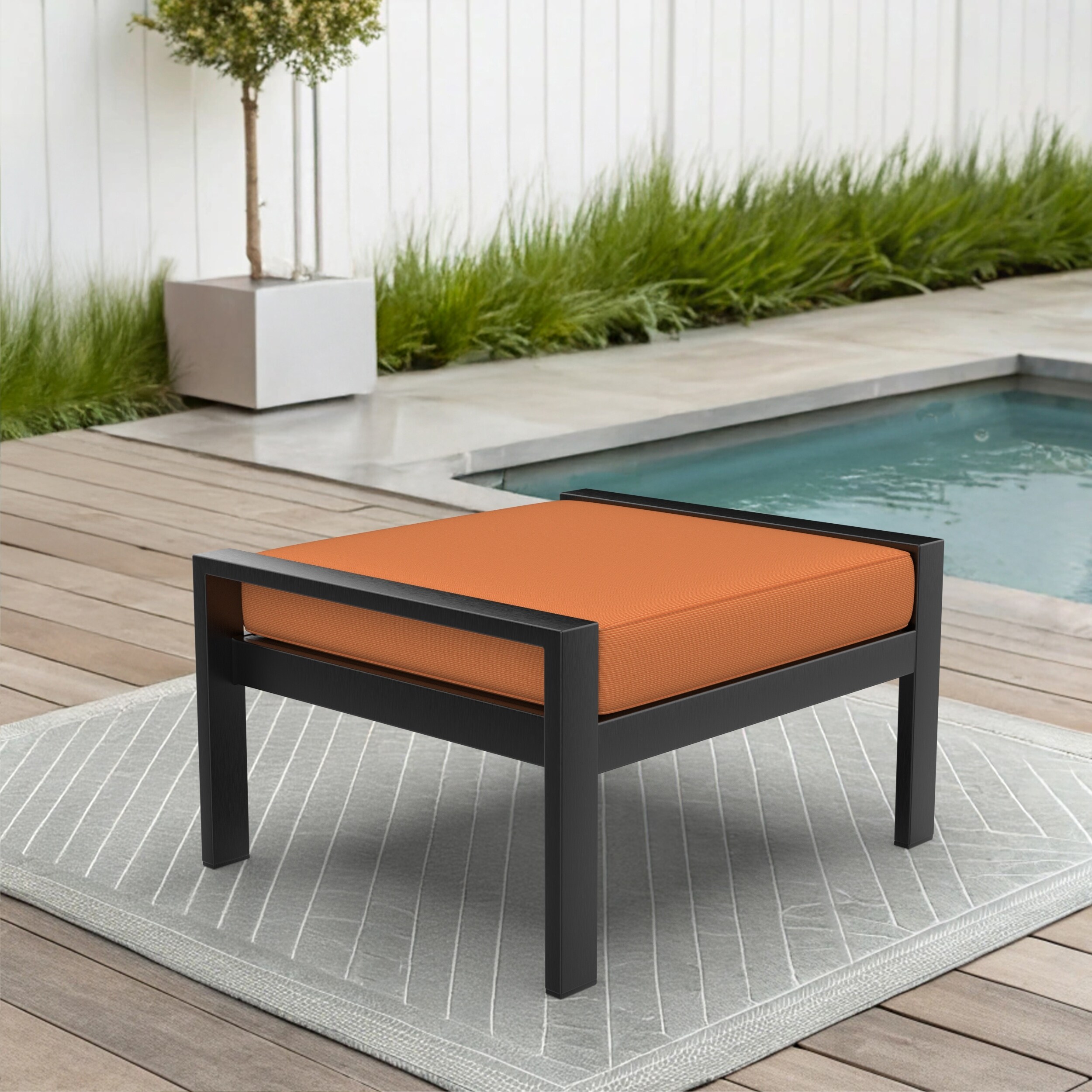 Sunbrella Outdoor Ottoman Cushion