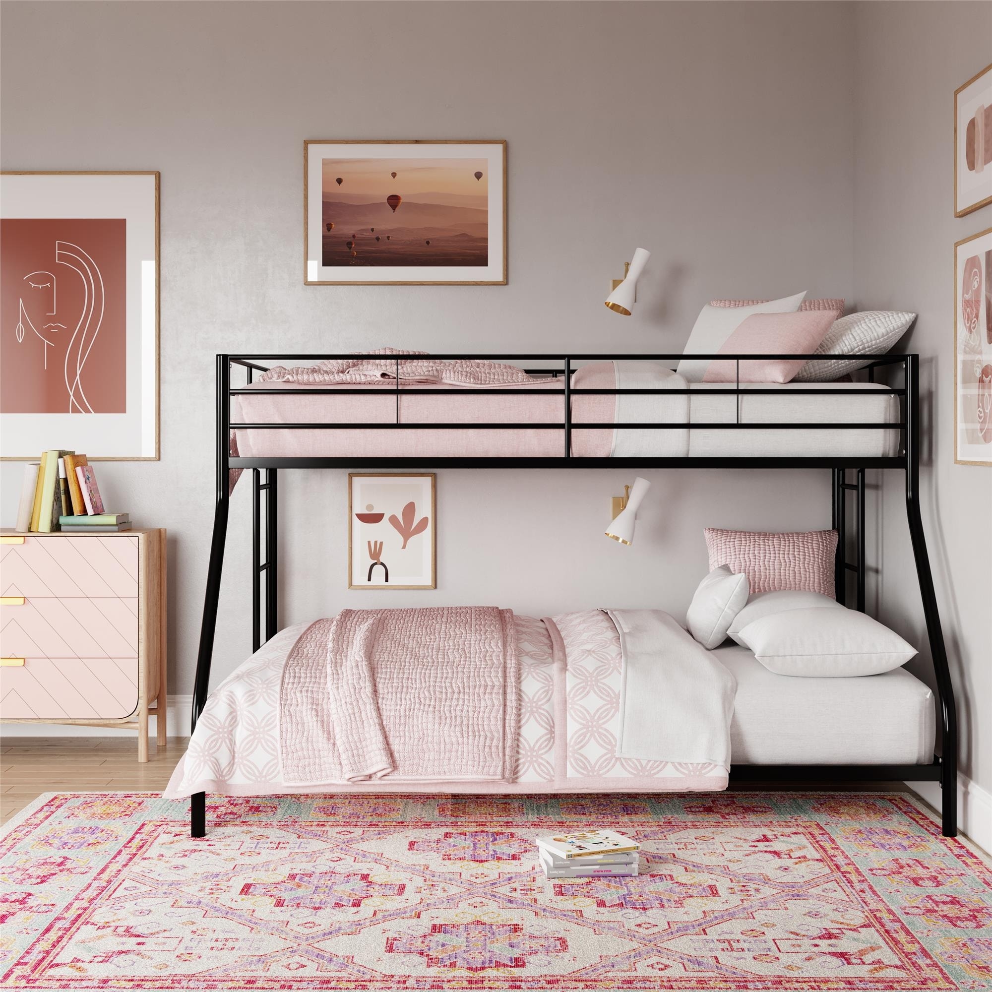 Avenue Greene Eliza Small Space Twin Over Full Bunk Bed Bed Bath