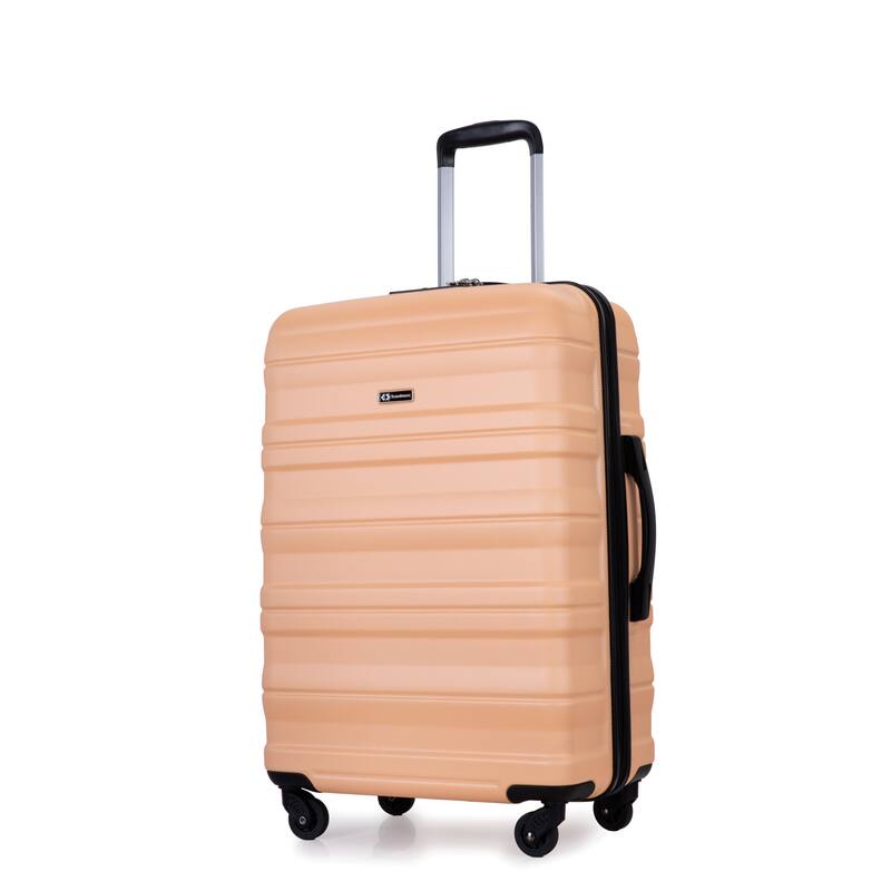 3 Piece PC Expandable Luggage Sets, Modern Lightweight Durable Suitcase with TSA Lock, Two Hooks and Spinner Wheels