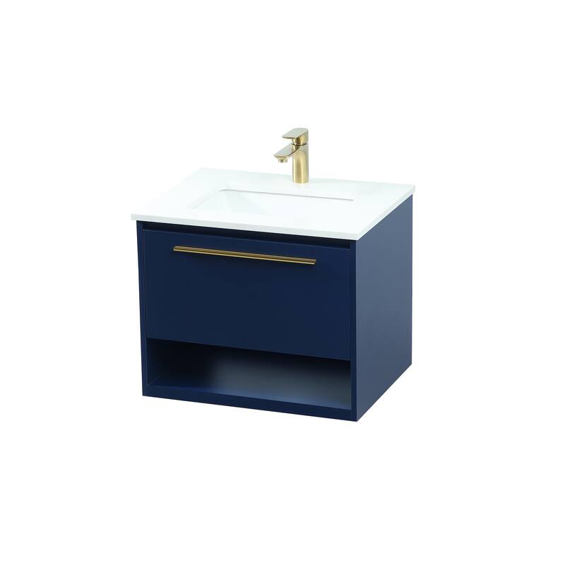 Brush 24 - 30 Inch Single Bathroom Vanity