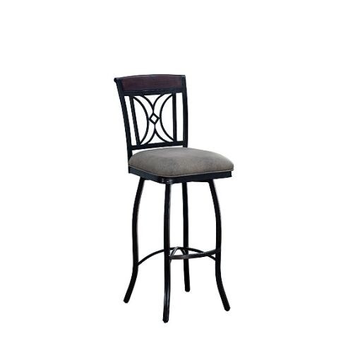 American Heritage Billiards Eden Extra Tall Stool Eden 50.25" Tall Metal Frame Extra Tall Bar Stool