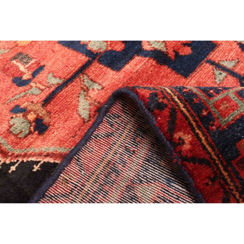 ECARPETGALLERY Hand-knotted Anatolian Vintage Red Wool Rug - 4'0 x 6'4