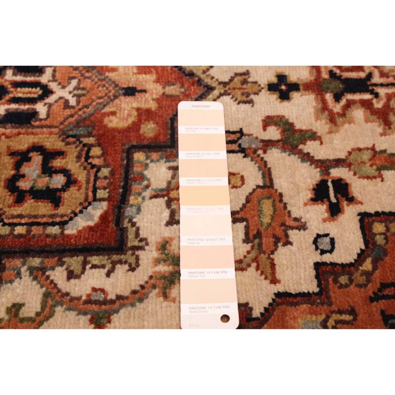 ECARPETGALLERY Hand-knotted Jules Sultane Ivory Wool Rug - 2'6 x 10'0