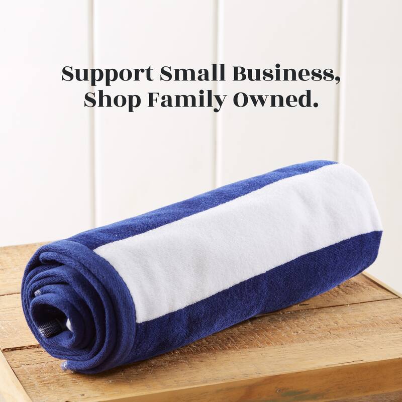 Linery & Co. Cotton Stripe Beach Towel, 4 Pack - 30" x 60"