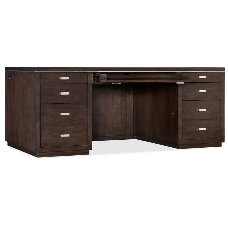 Hooker Furniture House Blend 72" Wide Contemporary Industrial Home