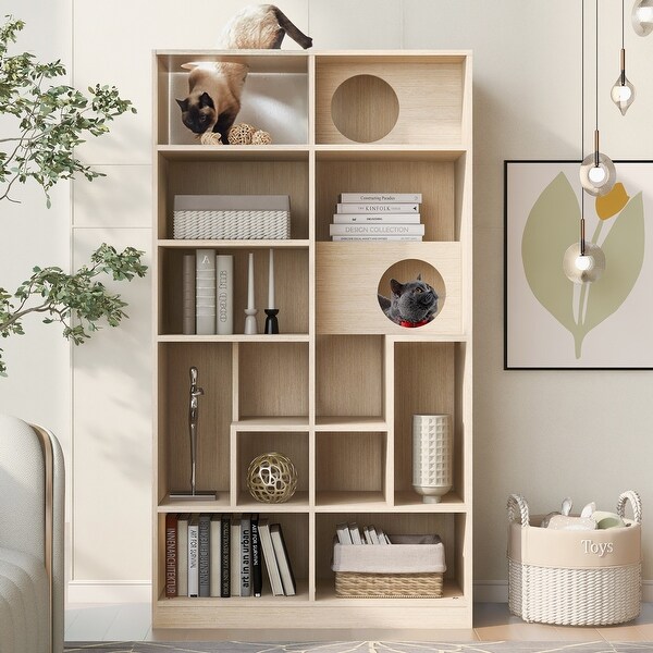 P*】様 猫家具 CAVE SHELF NY& Furniture Style Cat Bookcase cat tree shelves - Bed Bath