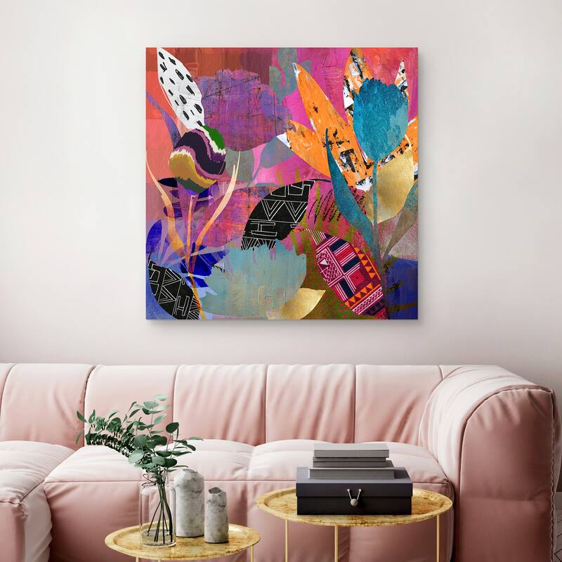 Flower Power by Synthia SAINT JAMES Canvas Art Print