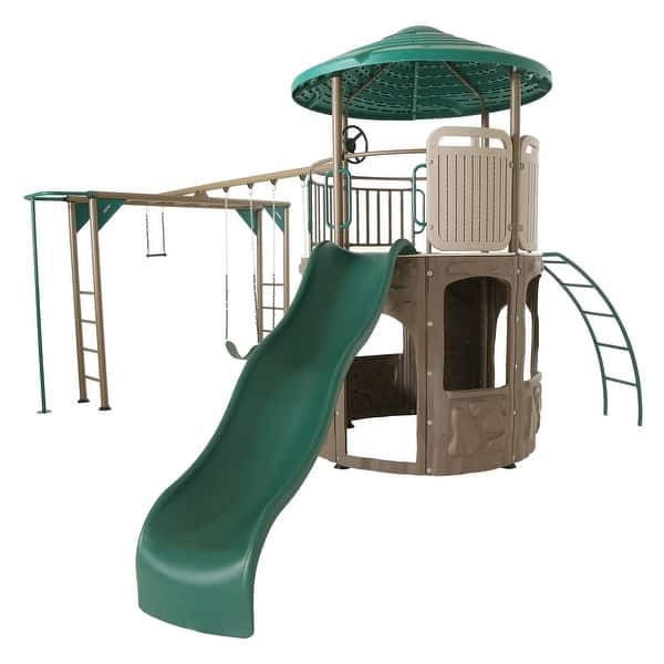 slide 2 of 9, Lifetime Adventure Tower with Monkey Bars
