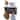 Wallniture 17'' Wood Wall Mounted Coat Rack with Shelf Entryway Mail Organizer Wood Key Holder 8 Hooks - N/A