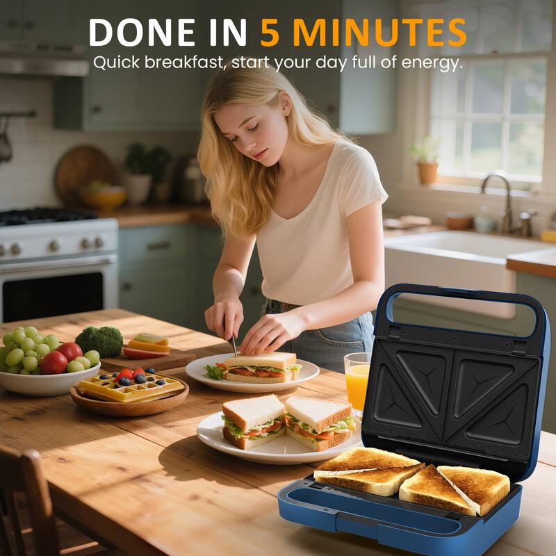 850W 3 in 1 Sandwich Maker