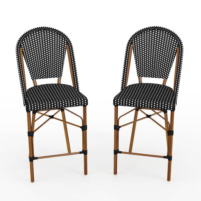 Martha Stewart All-Weather Stackable Patio Bistro Counter Stool - 18.5"W x 23.25"D x 42"H