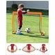 preview thumbnail 8 of 12, Set of 2 Folding Children's Soccer Goal Orange - 47.2"L x 35.4"W x 35.4”H