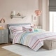 preview thumbnail 3 of 31, Mackenzie Cotton Duvet Cover Set with Chenille Trim by Intelligent Design Kids