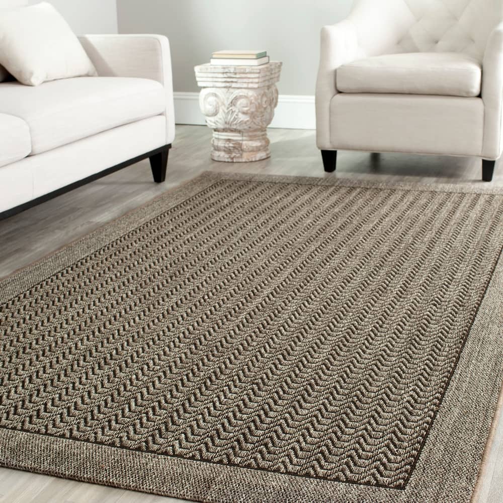 SAFAVIEH, Palm Beach Pearly Modern Sisal Rug