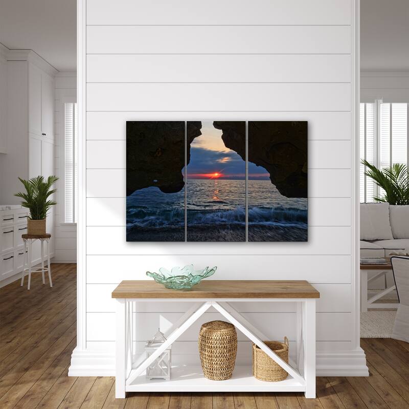 Ready2HangArt 'Sunset' 3-Piece Wrapped Canvas Wall Art Set