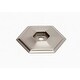preview thumbnail 6 of 5, Alno Nicole 1-1/2" Inch Long Cabinet Knob Backplate Satin Nickel