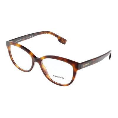 Burberry 0BE2357 3985 Esme Cat Eye Full Rim Light Havana Optical Frames for womens
