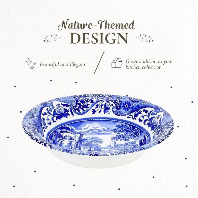Spode Blue Italian Cereal Bowl - 6.5 Inches