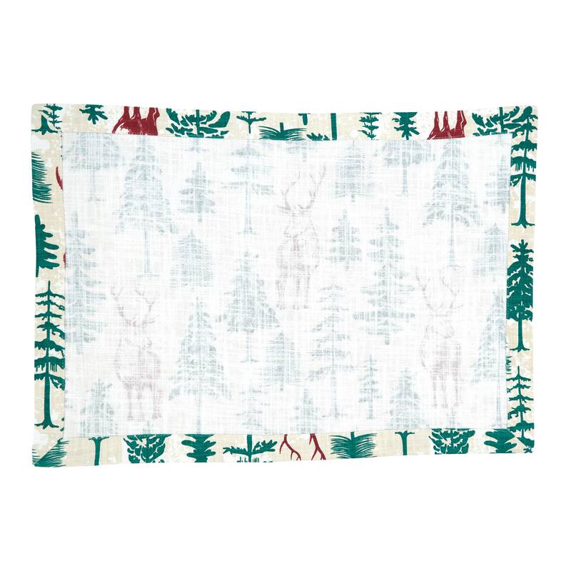 Deer and Trees Placemats (Set of 4)