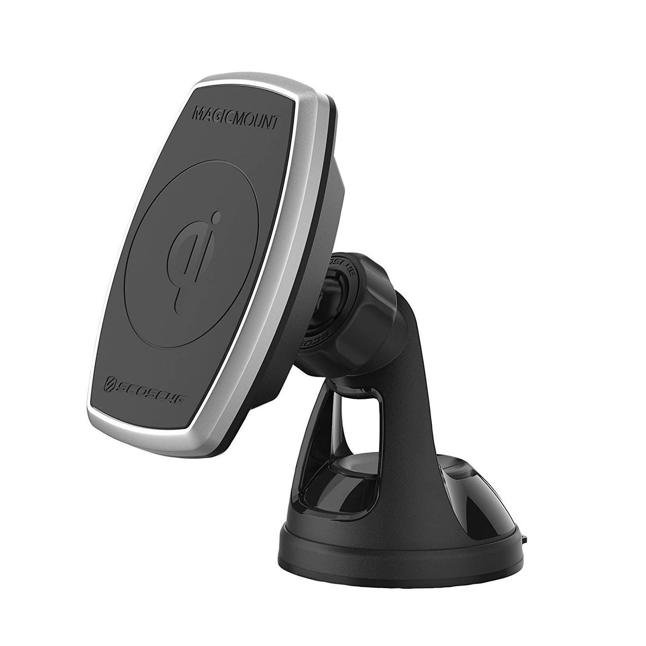 Scosche MagicMount Pro Charge Window/Dash Wireless Fast Charging Magnetic Mount - Black