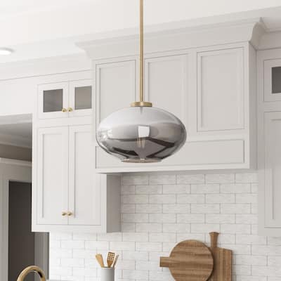 Brio Lighting Megan Glass Mini Pendant Light - 41.8