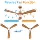 preview thumbnail 5 of 8, 47In Modern 3-Blade 6-Speed Propeller Ceiling Fan Light with Remote